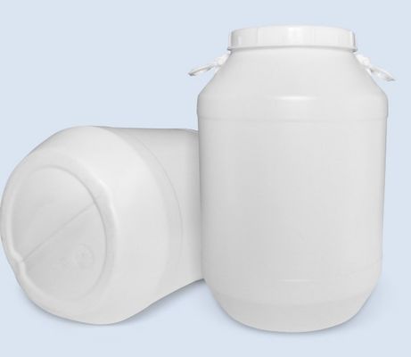 Trống enzyme trắng 50L Trống nhựa phủ hóa chất HDPE