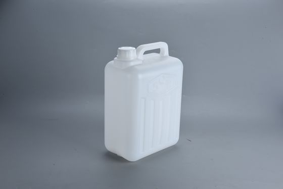 5L Extrusion Blow Molded Plastic Jerry Can Màu trắng và độ dày tường 2mm cho độ bền