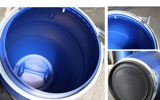 Thùng phuy nhựa HDPE Hình trụ 30L - 160L có vòng sắt