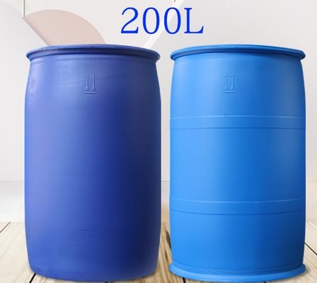 Trống hóa chất HDPE 200 lít OEM / ODM Double Ring Drum Blue