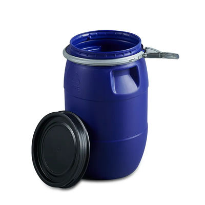 Thùng nhựa đầu mở OEM / ODM Thùng nhựa HDPE Màu xanh kháng kiềm