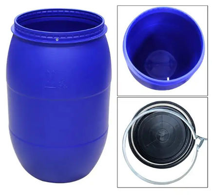 Hộp đựng thực phẩm bằng nhựa màu xanh lam bằng nhựa HDPE Thùng mở trên cùng Keg 394 * 880mm
