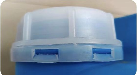 20 lít vuông đóng thùng nhựa HDPE màu xanh nhựa hóa học thùng