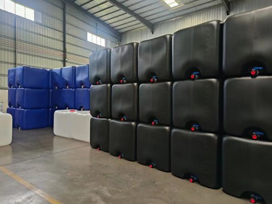 1000 lít IBC thép kẽm lồng bên ngoài và hộp chứa bên trong màu đen cho ngành công nghiệp hóa học