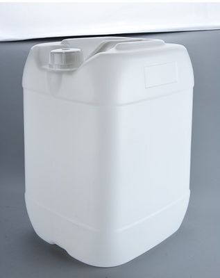 Địa điểm 30L thùng nhựa thùng hình vuông màu trắng chất lượng thực phẩm thùng hóa học có độ kín tốt HDPE thùng axit và kiềm ăn mòn