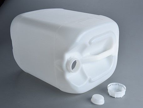 Địa điểm 30L thùng nhựa thùng hình vuông màu trắng chất lượng thực phẩm thùng hóa học có độ kín tốt HDPE thùng axit và kiềm ăn mòn