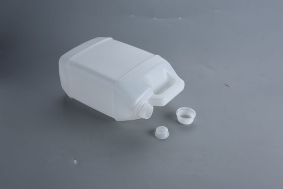 4L có thể tùy biến nhựa Jerry Can Tight Head Square Shape HDPE vật liệu 2mm Độ dày tường 30mm đường kính bên ngoài
